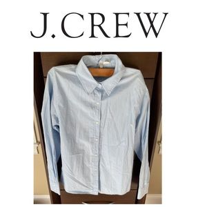 Jcrew Women’s light blue button down shirt